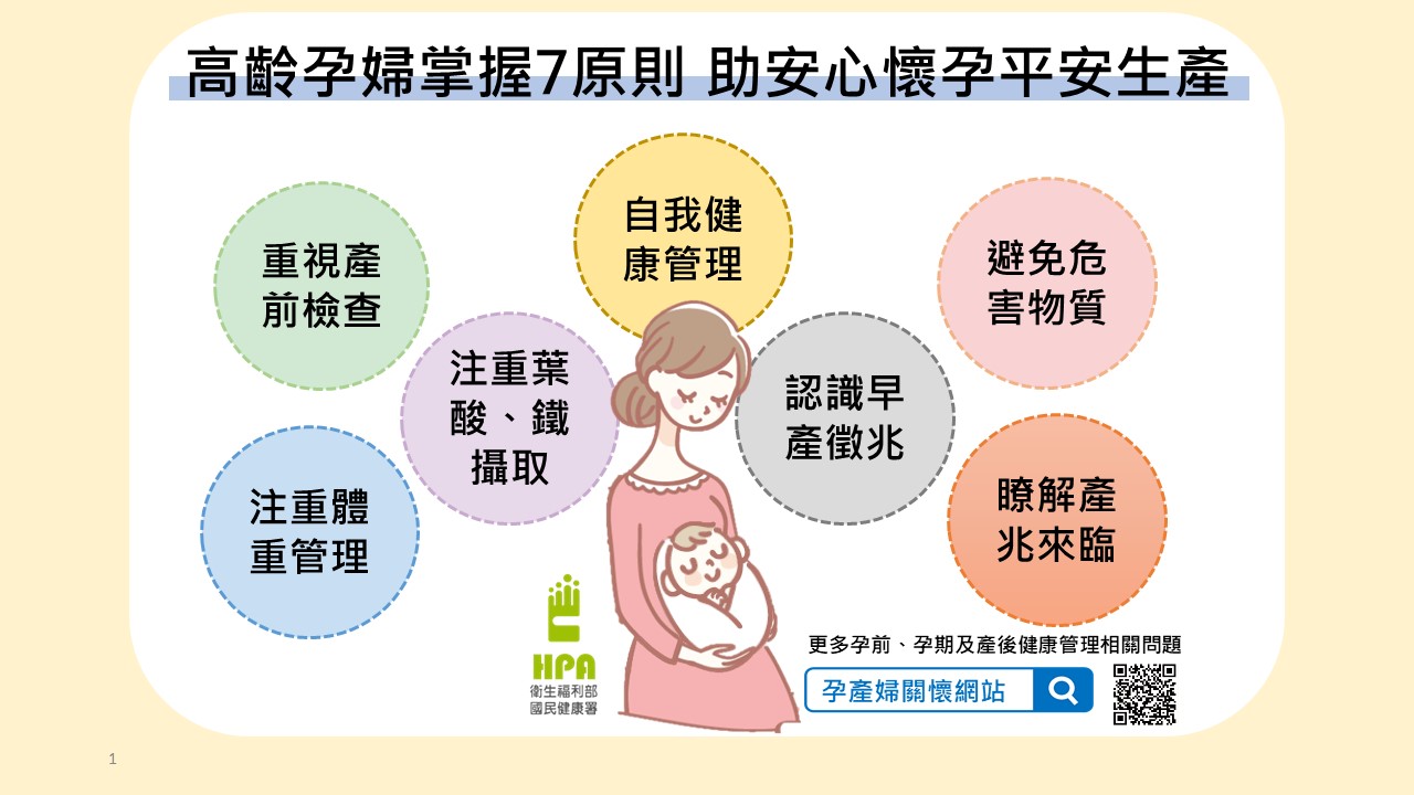 高齡孕婦掌握7原則 助安心懷孕平安生產